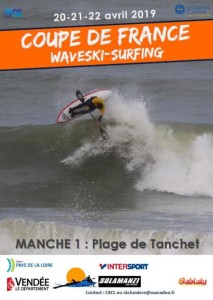 affiche coupe de france de wave ski